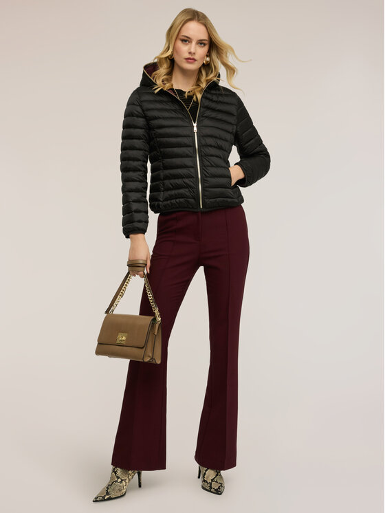 Motivi Motivi Kurtka puchowa F012Q000742N033 Czarny Slim Fit