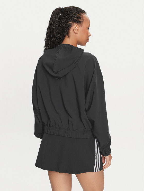 adidas adidas Ветровка Embroidery IS4321 Черен Loose Fit