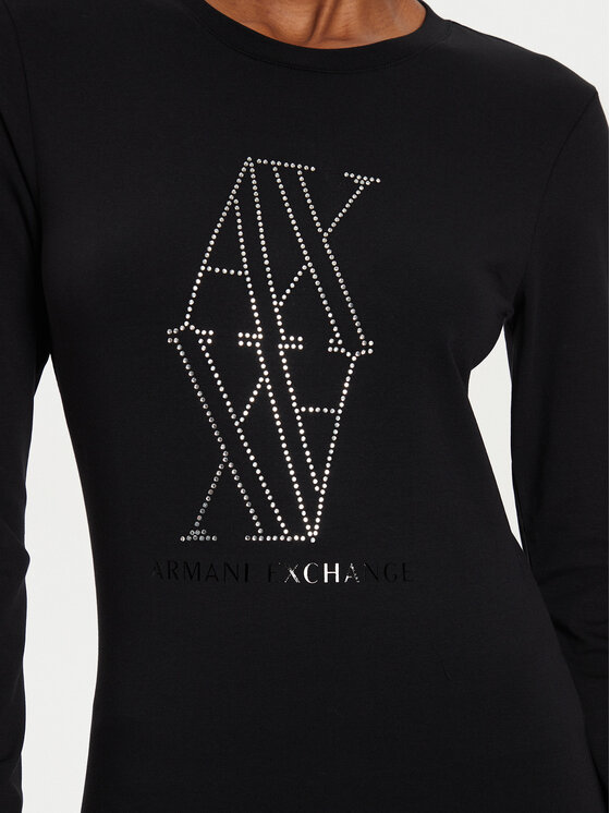 Armani Exchange Armani Exchange Palaidinė 6DYT05 YJDTZ 1200 Juoda Regular Fit