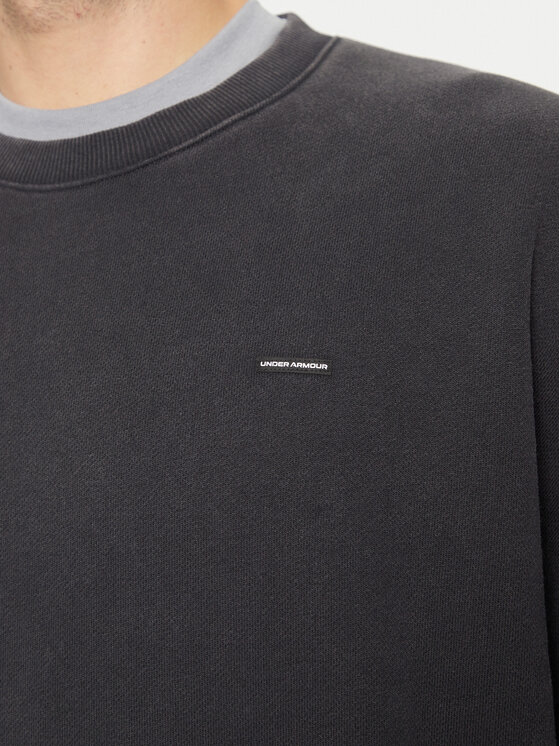 Under Armour Under Armour Μπλούζα UA Icon Heavyweight 1386553 Μαύρο Oversize