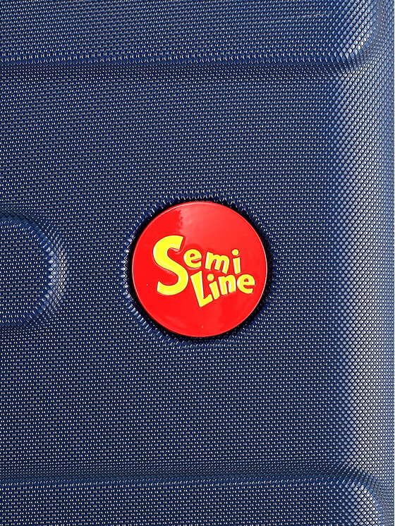 Semi Line Semi Line Velik kovček T5847-3 Mornarsko modra