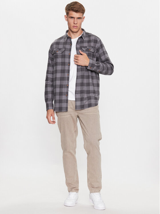 Columbia Columbia Košile Flare Gun™ Stretch Flannel Šedá Regular Fit
