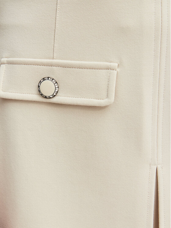 Guess Guess mini svārki W6RD57 KCMU2 Bēšs Classic Fit
