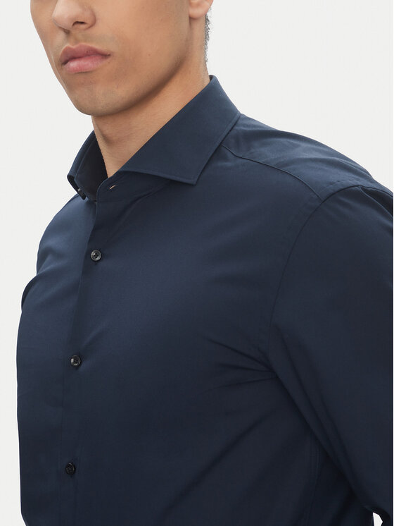 HUGO HUGO Koszula C-Jason 50293691 Granatowy Slim Fit