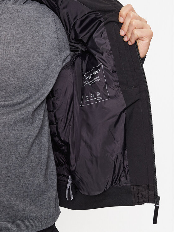 Calvin Klein Calvin Klein Kurtka bomber K10K111802 Czarny Regular Fit