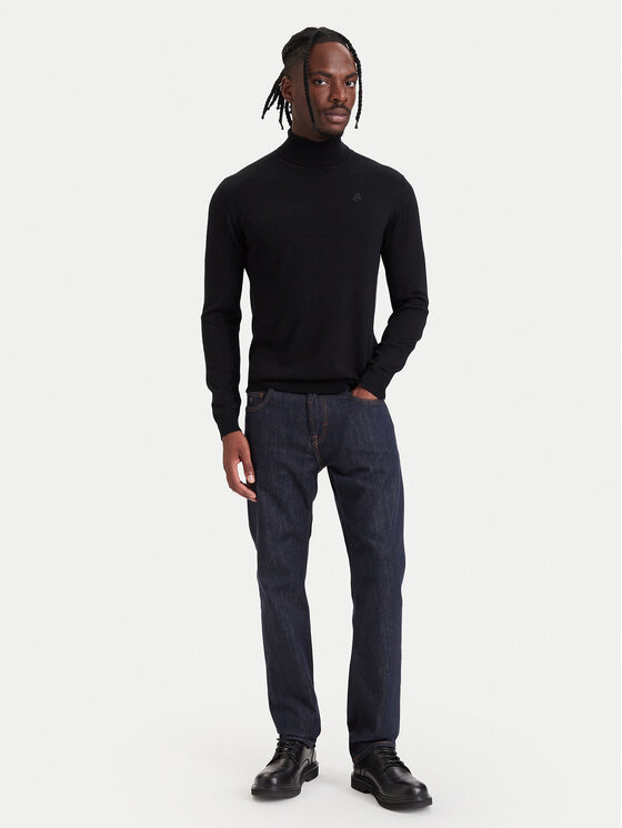 KARL LAGERFELD KARL LAGERFELD Golf 655058 564399 Czarny Regular Fit