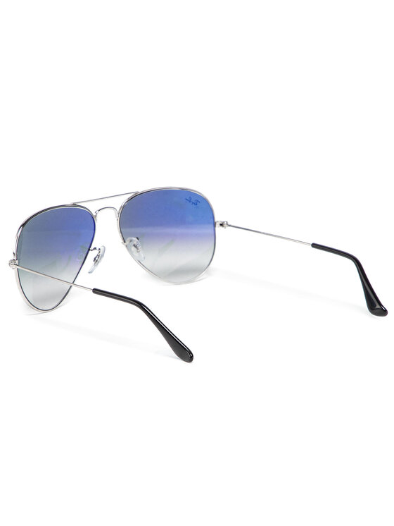 Ray-Ban Ray-Ban Okulary przeciwsłoneczne Aviator Gradient 0RB3025 003/3F Srebrny