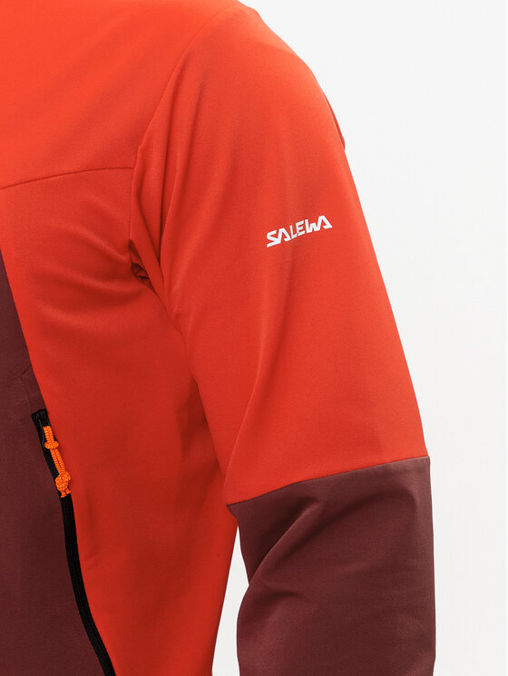 Salewa Salewa Softshellová bunda Sella DST 28468 Červená Regular Fit