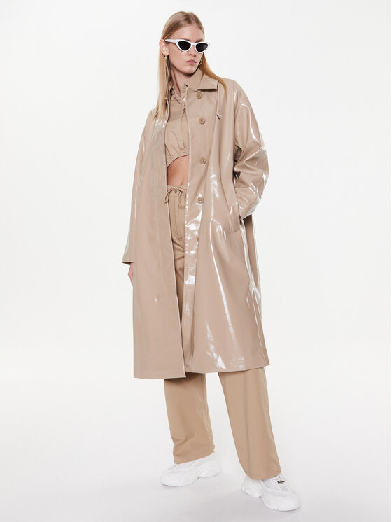 weekday sahara patent coat