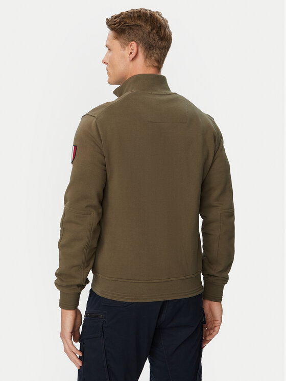 Aeronautica Militare Aeronautica Militare Džemperis 262FE2130UF00689 Tamsiai žalia Regular Fit