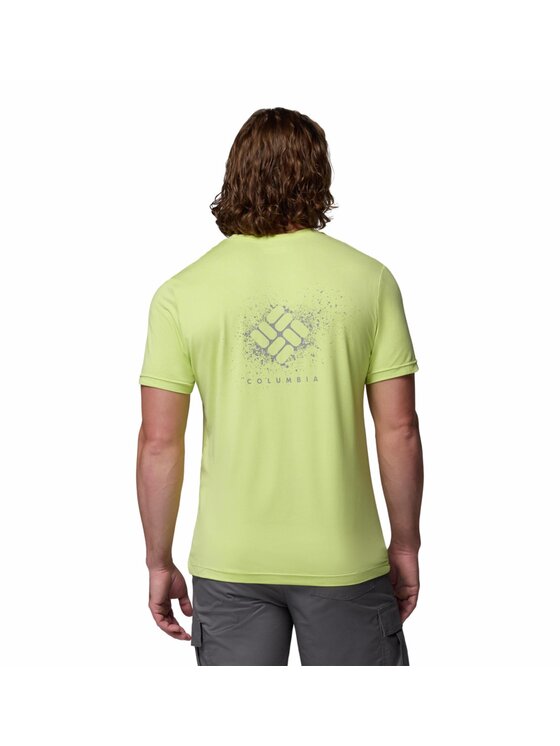 Columbia Columbia T-Shirt 216508 Żółty Regular Fit