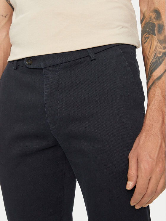 Bugatti Bugatti Chinos 4890 66347B Sötétkék Slim Fit