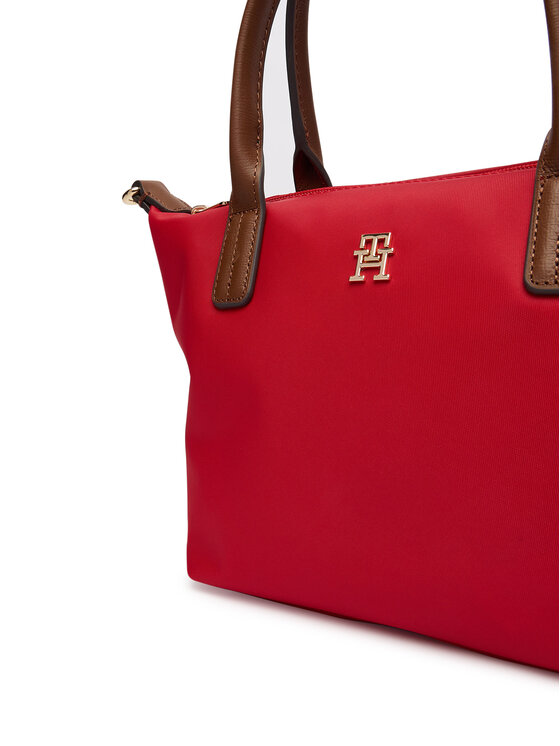 Tommy Hilfiger Tommy Hilfiger Geantă Popette Mini Tote AW0AW17709 Roșu