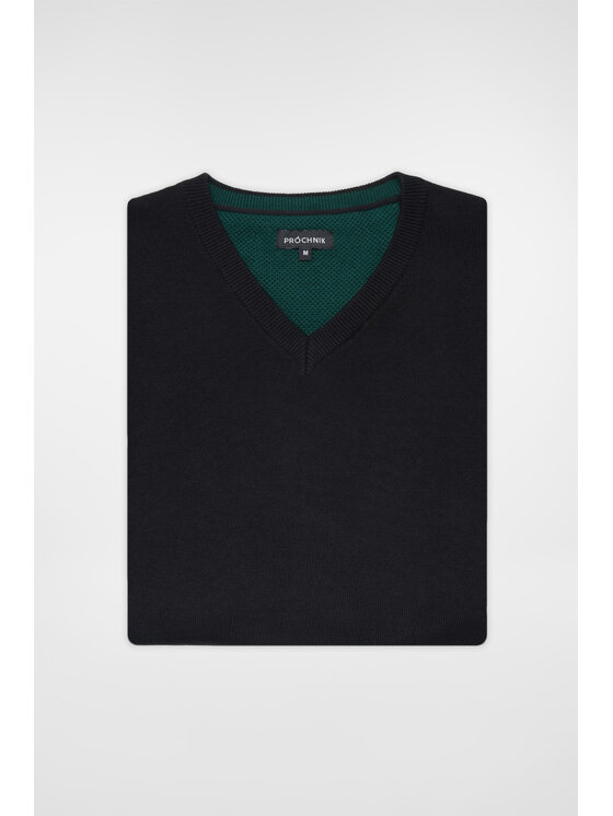 Próchnik Próchnik Sweter PM6 SW073223000119 Czarny Regular Fit