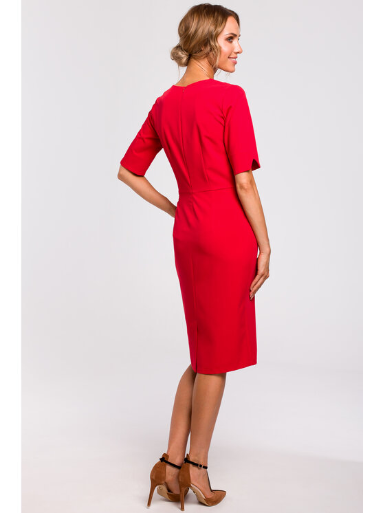 Made of Emotion Made of Emotion Abito da cocktail M455 Rosso Classic Fit