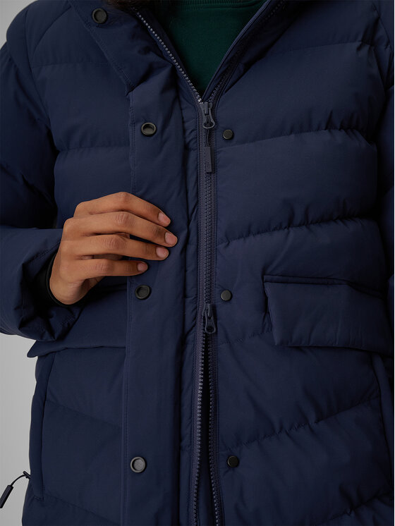4F 4F Płaszcz zimowy CITY JACKETS Granatowy Regular Fit
