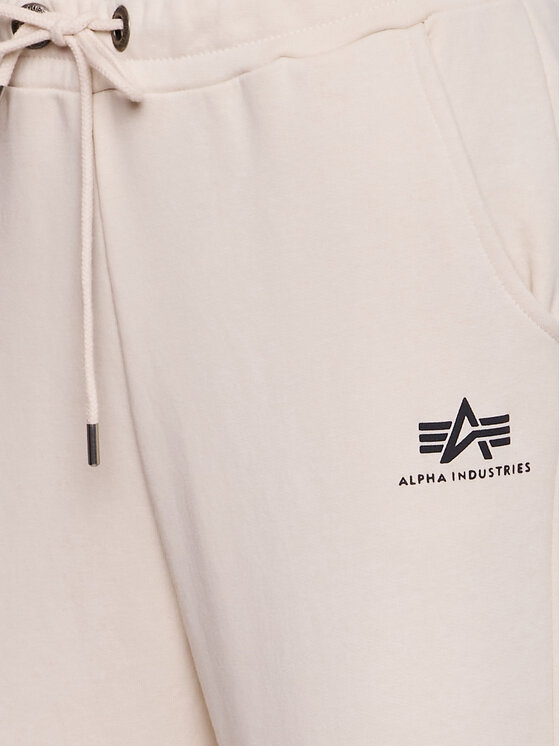 Alpha Industries Alpha Industries Spodnie dresowe Basic ALPHA INDUSTRIES-116051 Écru Regular Fit