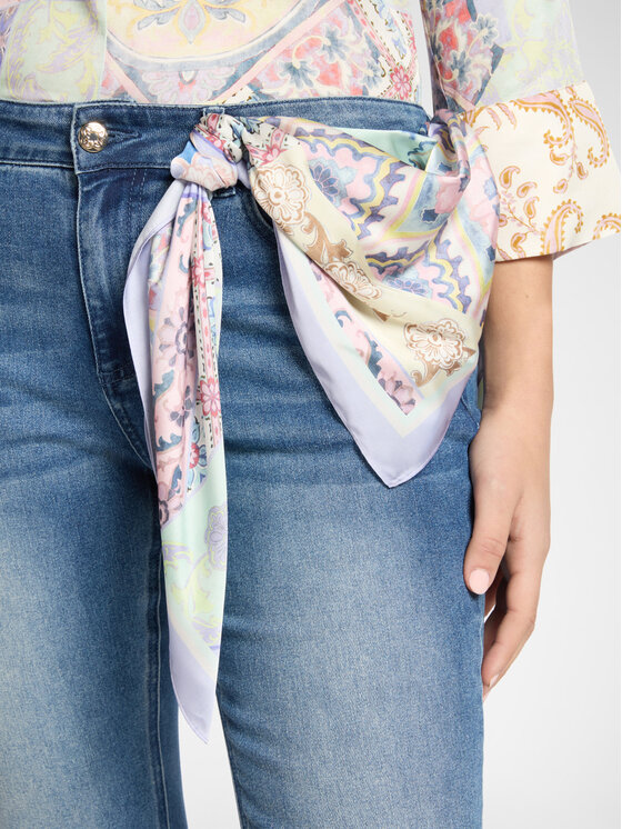 Elena Mirò Elena Mirò Jeansy P527P000409N024 Turkusowy Regular Fit