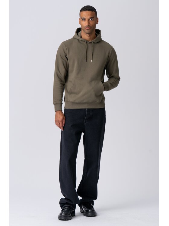 TeeShoppen TeeShoppen Bluza 'Basic Collection' Khaki Regular Fit