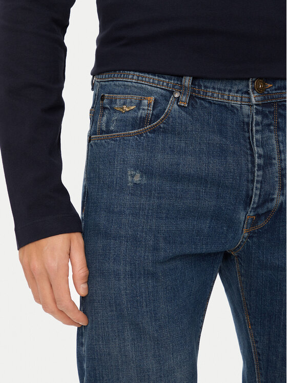 Aeronautica Militare Aeronautica Militare Jeans hlače 242PJ200CT3237 Modra Regular Fit