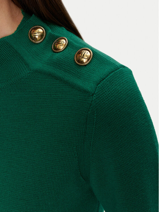 Luisa Spagnoli Luisa Spagnoli Vestito di maglia Melodiosa 58421 Verde Regular Fit