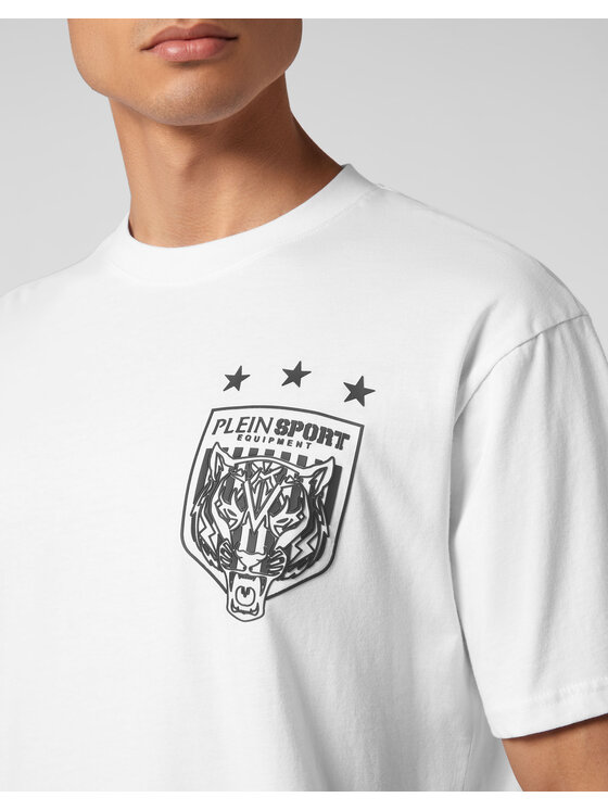 Plein Sport Plein Sport T-Shirt 3543 Biały Regular Fit