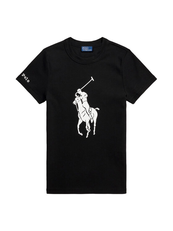 Polo Ralph Lauren Polo Ralph Lauren Тишърт 211A96259003 Черен Slim Fit