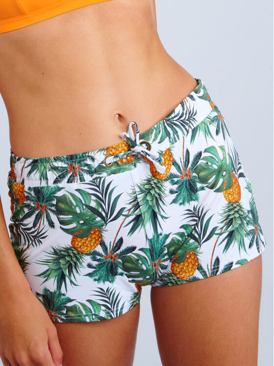 Banana Moon Banana Moon Plážové šortky PALMSPRING Biela