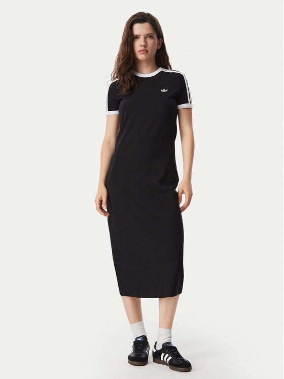 adidas adidas Igapäevane kleit 3 Stripes KD7978 Must Slim Fit