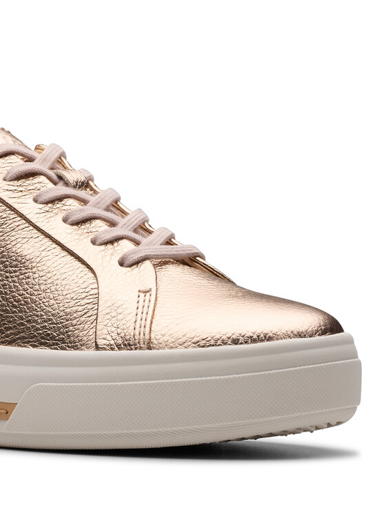 Clarks Clarks Sneakersy Hollyhock Walk 26181357 Złoty