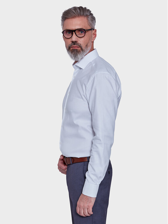 VILLARO VILLARO Koszula 249DSLIM Biały Slim Fit