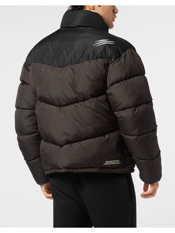 Plein Sport Plein Sport Giubbotto piumino 24023 Nero Regular Fit