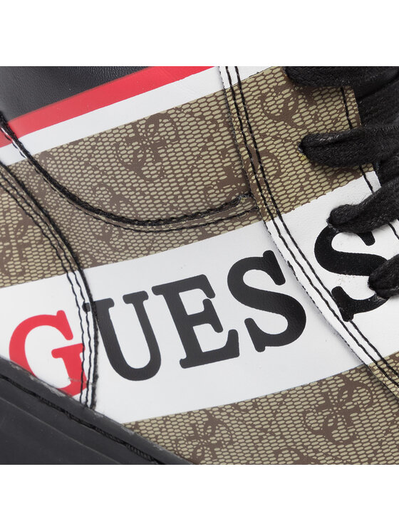Guess Guess Sneakers Larry Logo FM8LRR FAL12 Negru