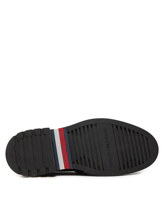 Tommy Hilfiger Tommy Hilfiger Лофери Comfort Lwt Lth Loafer FM0FM05089 Чорний