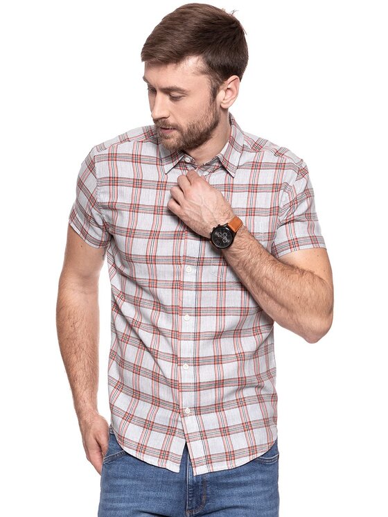 Wrangler Wrangler Camicia SS 1PKT SHIRT Grigio Regular Fit