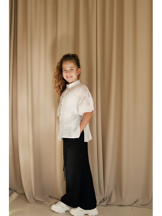 SLY SLY Spodnie materiałowe 5S-402A Czarny Comfortable Fit