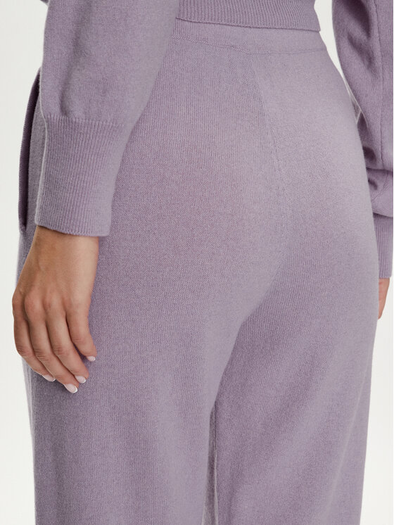 Pangaia Pangaia Παντελόνι φόρμας Archive Recycled Cashmere Μωβ Loose Fit