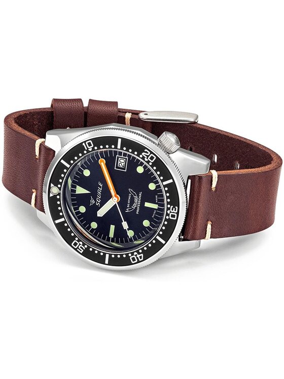 Squale Squale Zegarek 1521CL.PS Brązowy