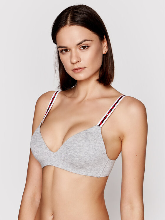 Tommy Hilfiger Tommy Hilfiger Podprsenka bez kostic Lighty Lined UW0UW02413 Šedá
