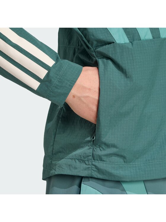 adidas adidas Kurtka do biegania 152351 Zielony Regular Fit