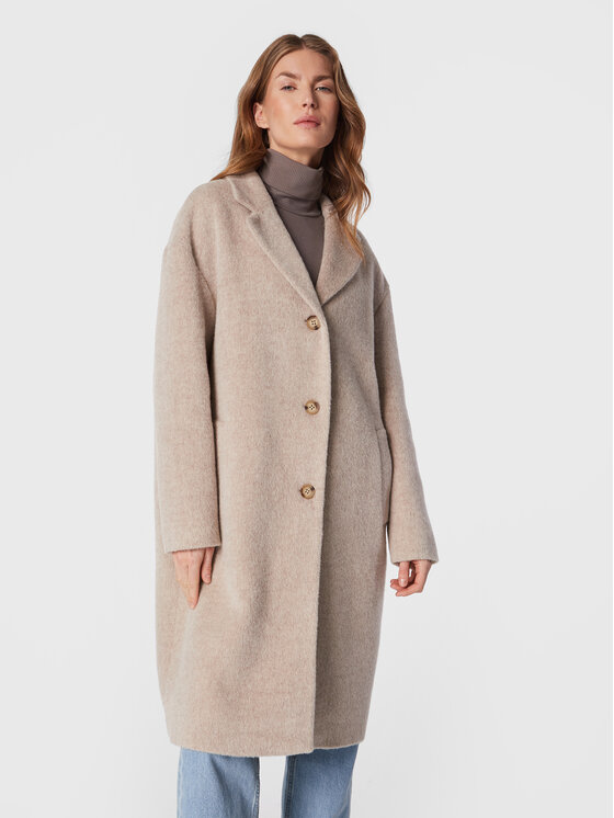 Calvin Klein Calvin Klein Villane mantel K20K204629 Beež Regular Fit