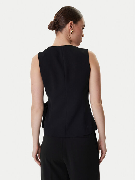 Marella Marella Kamizelka garniturowa Lirica 2613161043 Czarny Regular Fit