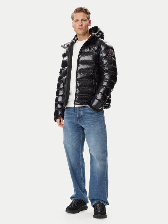 Napapijri Napapijri Зимова куртка A-Terez Shiny NP0A8AO2 Чорний Regular Fit