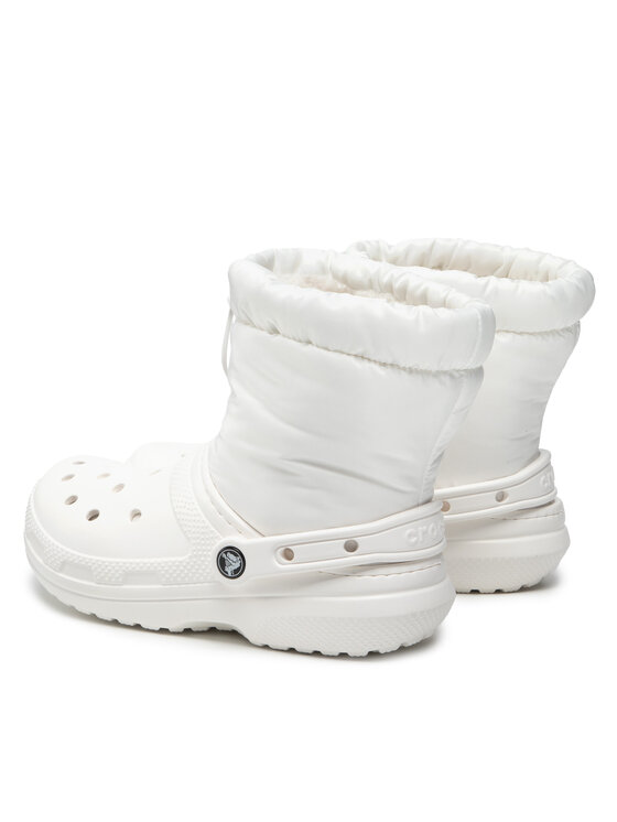 Crocs Crocs Puszābaki Classic Lined Neo Puff Boot 206630 Balts