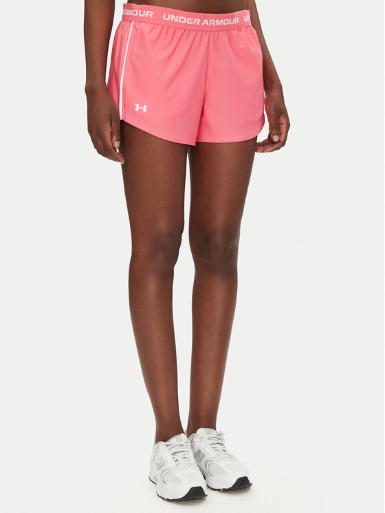Under Armour Športové kraťasy Tech Play Up 1389882 Ružová Regular Fit