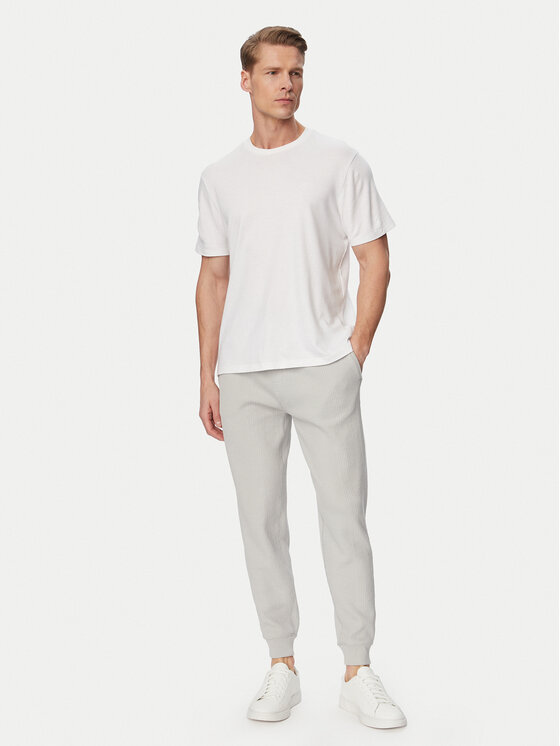 BOSS BOSS Sportinės kelnės Structure 50540577 Pilka Regular Fit