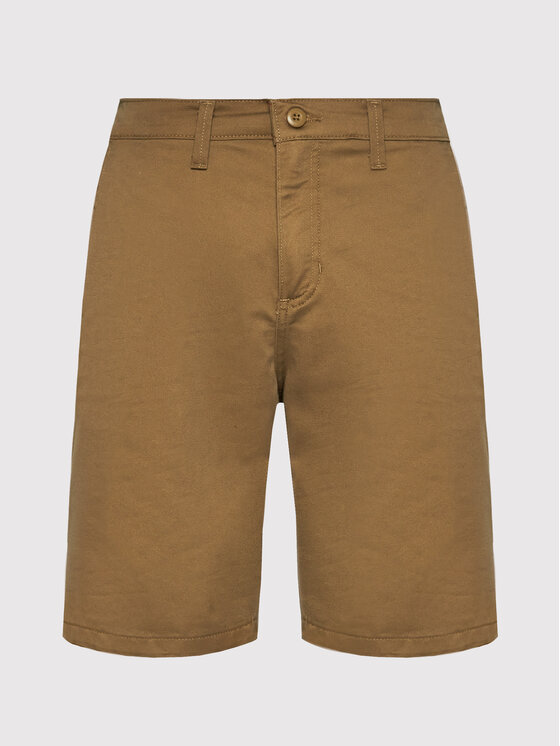 Vans Vans Kratke hlače Authentic VN0A5FJX Smeđa Relaxed Fit