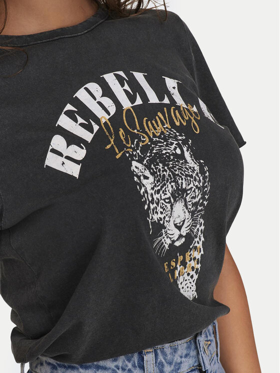 ONLY ONLY T-Shirt Lucy 15215721 Šedá Regular Fit