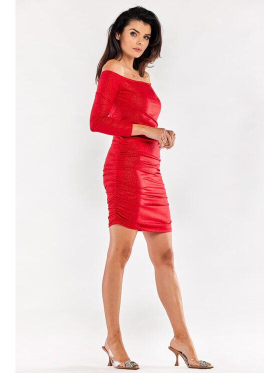 Awama Awama Abito da sera A550 Rosso Basic Fit