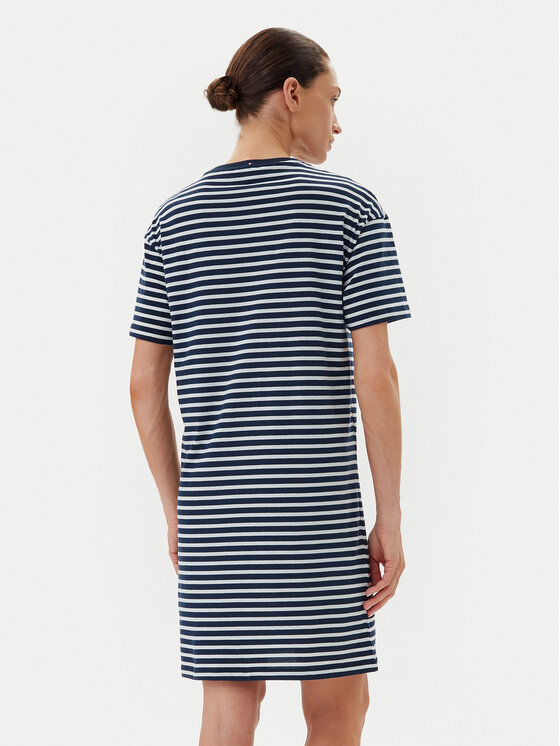 Tommy Hilfiger Tommy Hilfiger Každodenné šaty UW0UW05937 Tmavomodrá Regular Fit